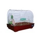 Клетка №1 саквояж укомплектованная 33*23*26см, коричневая для хомяка