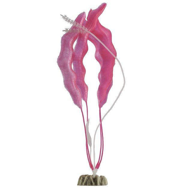 Растение (Tetra) GloFish флуоресцирующее XL 40см розовое (меняет цвет в УФ-свете)