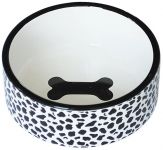 Миска №1 керамическая 'Жираф' рисунок 440мл, 12,5*5 см белая