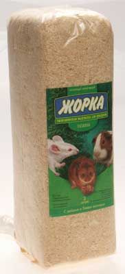 Опилки Жорка Таёжная 3,0л гигиеническая подстилка для грызунов
