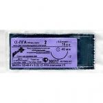 ПГА №4/0 (HR-17) с колющей иглой 1/5, 75 см.(Репромед) (metric 1)