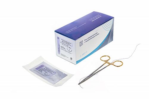 Нить хирургическая полигликолид-ко-лактид  №3/0(2), 150см, стер. (Медтехника)