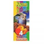 Кузя 0,14кг палочки (белки, минералы, витамины) абрикос для попугаев 4шт