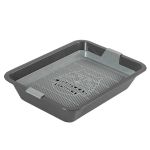 Туалет Сибирская кошка Пэтти с сеткой для котят (33*23,5*6,5) телегрей