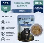 ТерриториЯ Амур 0,4кг Говядина влажный корм для собак