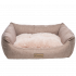 Лежанка Гамма Миндаль прямоугольная S, бежевая, 490*370*150мм