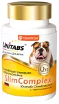 Unitabs 100таб./150гр SlimComplex Q10 витаминно-минеральная добавка для снижения избыточного веса для собак