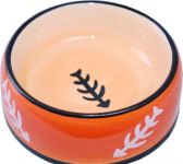 Миска №1 керамическая 'Косточки' роспись, рисунок 150мл, 12,5*5см