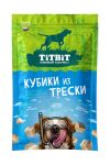 TitBit 0,08кг кубики из трески лакомство для собак