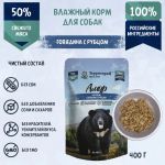 ТерриториЯ Амур 0,4кг Говядина с рубцом влажный корм для собак