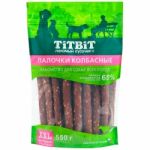 TiTBiT 0,55кг палочки колбасные для собак всех пород XXL выгодная упаковка