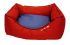 Лежанка (Зооэкспресс) пухлик Oxford №2 двухсторонняя 49*36*22 см красный/серый