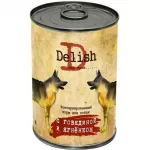 Delish 0,97кг говядина и ягнёнок консервы для собак