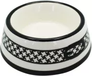 Миска (№1) керамическая фигурная 'Шанель', рисунок 160мл, 15*5см