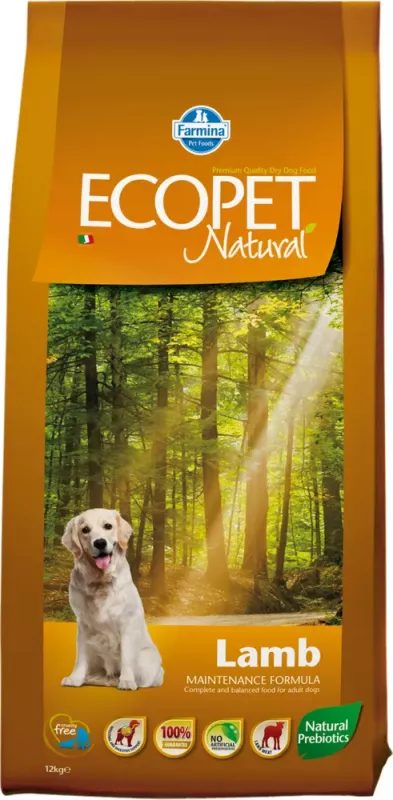 Farmina (Фармина) ECOPET NATURAL 12кг Dog ягненок сухой для собак (9017)