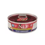 Farmina (Фармина) N&D Cat Quinoa 0,080кг с киноа консерва контроль веса для кошек (102192)