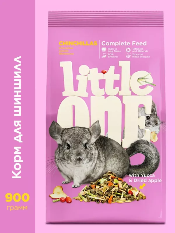 Little One 0,9кг Корм для шиншилл