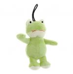 Игрушка (GiGWi) 75022 Лягушка с пищалкой 9см, серия PLUSH FRIENDZ