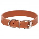 Ошейник (PerseiLine) PIXEL экокожа, коричневый, ширина 2,5 длина 51 L