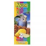 Кузя 0,14кг палочки (белки, минералы, витамины) груша для попугаев 4шт