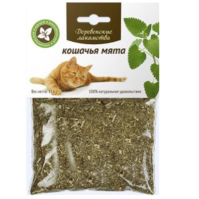 Деревенские лакомства 0,015кг Кошачья мята (79711458)