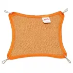 Гамак (Mr. Alex) Стандарт М (25*25) хлопок, полиэстер,  для мелких животных подвесной (карабин)