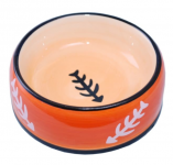 Миска (№1) керамическая 'Косточки' разноцветная роспись, рисунок 290мл, 13,4*4 см,