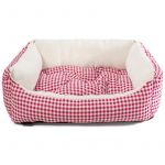 Лежанка (Гамма) Кантри S, красная, 420*400*150мм