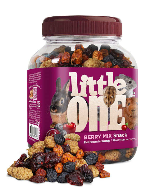 Little One 0,18кг лакомство Ягодное ассорти длоя всех видов грызунов, New (81759)