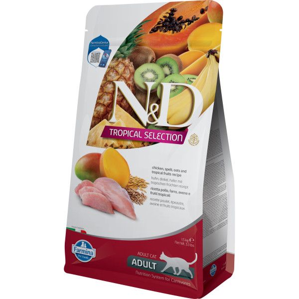 Farmina (Фармина) N&D Tropical Selection Cat 1,5кг курица для кошек (042163)