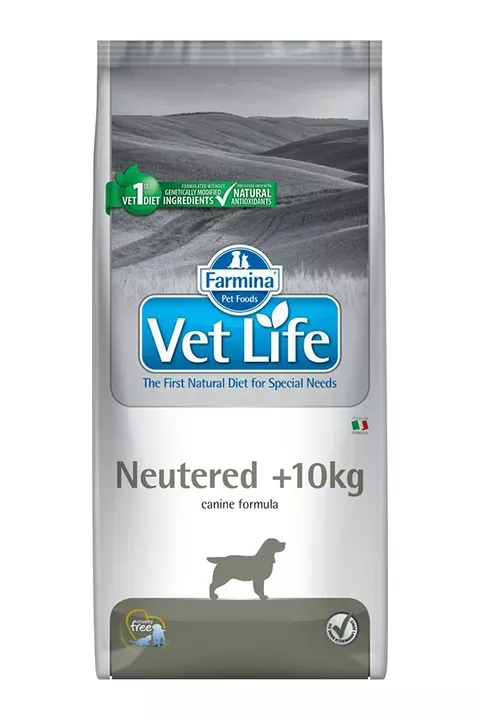 Farmina (Фармина) Vet Life Dog Neutered 2кг с курицей сухой для стерилизованных и кастрированных собак более 10кг (5054)