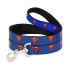 Поводок (Buckle-Down) Супермен синий цвет 120см