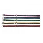 Ошейник (Аркон) фетр 16мм, черный/голубой