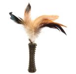 Дразнилка (GiGWi) 75334 Спрессованная кошачья мята с перьями 8см для кошек, серия JOHNNY STICK