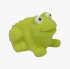 Игрушка (Wogy) пищалка Лягушка 12х11х9см для собак