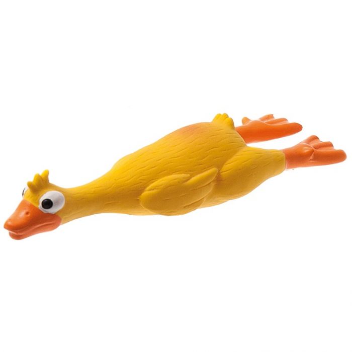 Игрушка (ZooOne) латекс L-429 Утка малая 14 см