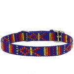 Ошейник (Каскад) Орнамент нейлон 20мм *50см синий