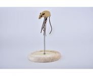 Игрушка (Чудодом) Мышка на пружинке для кошек h=25см d=16см