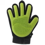 Перчатка (ZooOne) силиконовая с шипами на руку средняя, салатовая
