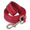 Поводок (PerseiLine) LOWCOST нейлон светоотражающий 20' 2м Карабин импортный Красный
