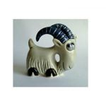 Скульптура (Зооник) Козлик(с) фарфоровая