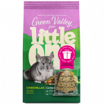 Little One ПРОМО корм Зеленая долина из разнотравья для шиншилл, 0,75кг + Колокольчик, 0,024кг