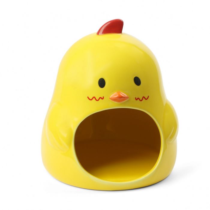 Домик (Triol) для мелких животных керамический Цыпа, 125*125*145мм