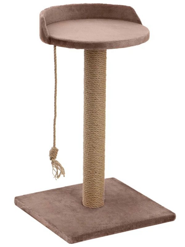 Когтеточка (Rich Breed) Априори, джут (35х35х60) светло-серый