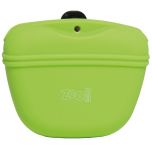 Сумочка (ZooOne) для лакомств силиконовая с магнитным замком, размер L, зелёная