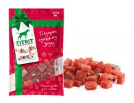 TiTBiT 0,08кг кубики из лосося лакомство для собак (Новогодняя коллекция)