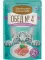 Деревенские лакомства Домашние обеды 0,05кг Тунец с крабом сурими пауч для кошки (79217971) New